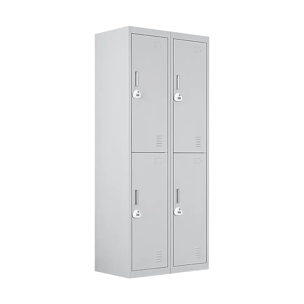 Four-Door Office Gym Shed Storage Locker - Furniture > Office