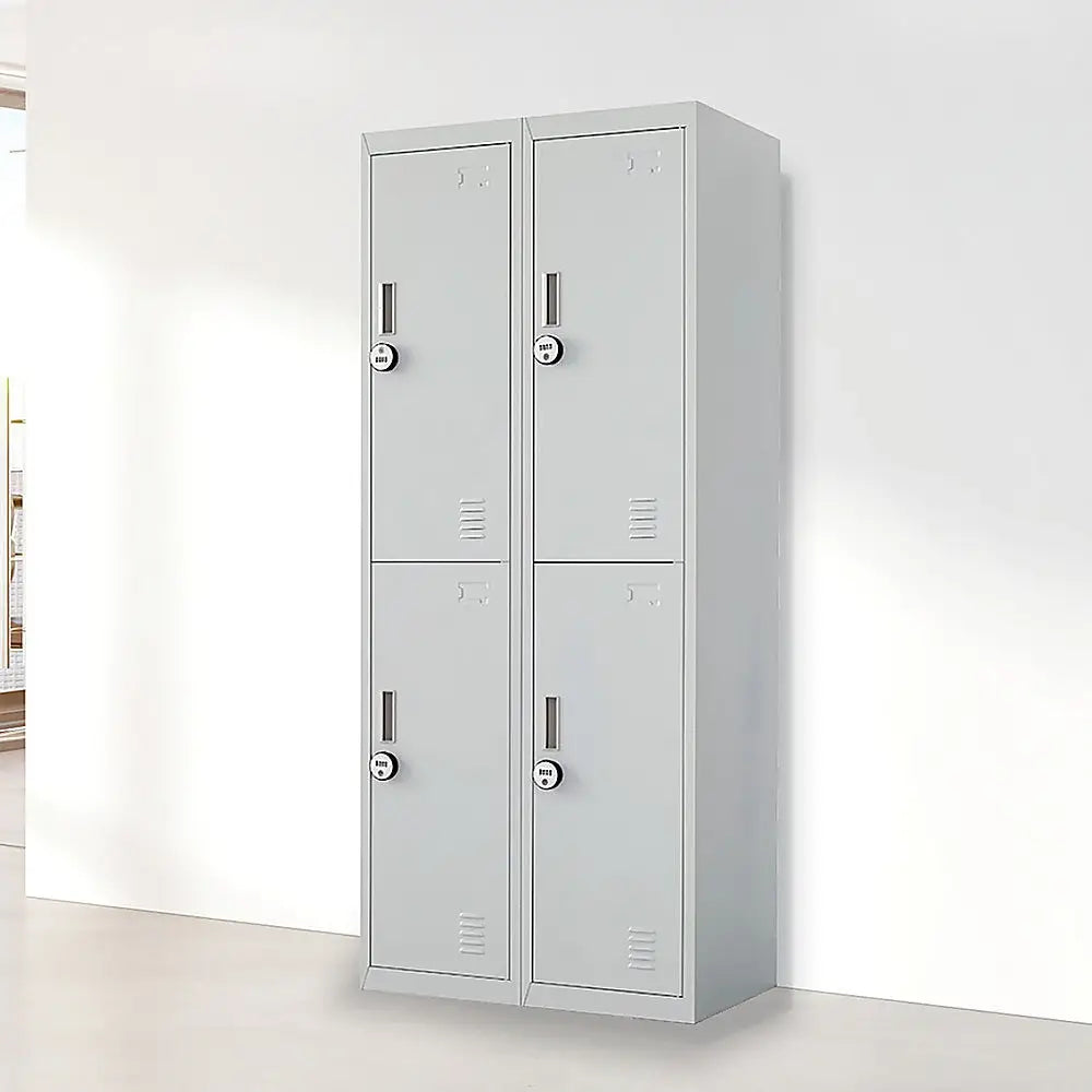 Four-Door Office Gym Shed Storage Locker - Furniture > Office