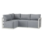 Four-Seat Alfresco Harmony Set – White - Furniture > Outdoor