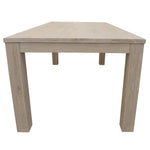 Foxglove Dining Table 190cm Solid Mt Ash Wood Home Dinner Furniture - White - Furniture > Dining