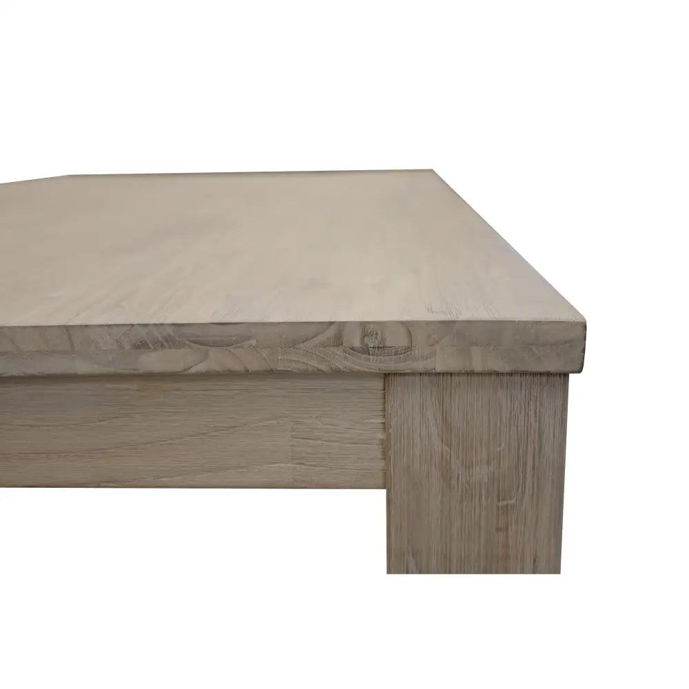 Foxglove Dining Table 225cm Solid Mt Ash Wood Home Dinner Furniture - White - Furniture > Dining