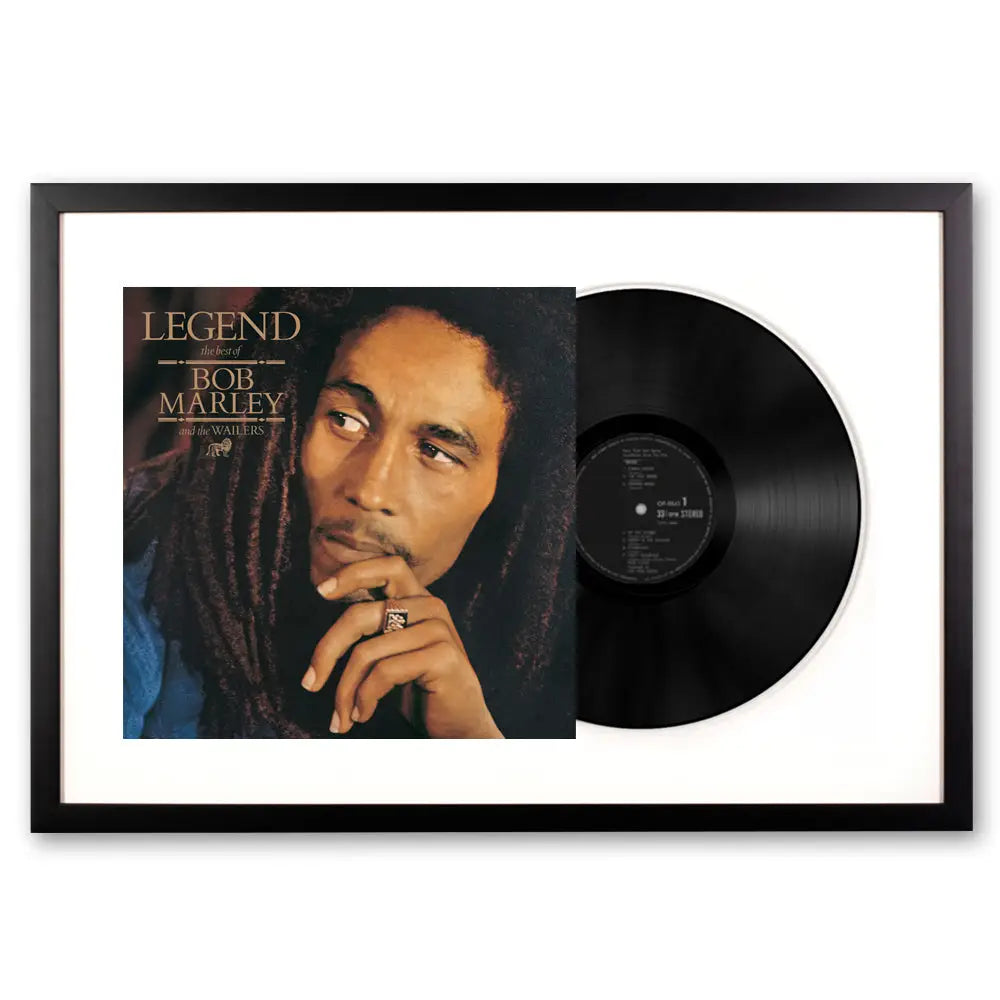 Framed Bob Marley - Legend - Vinyl Album Art - Home & Garden > Wall Art