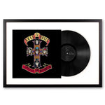 Framed Guns and Roses Appetite for Destruction Vinyl Album Art - Home & Garden > Wall Art