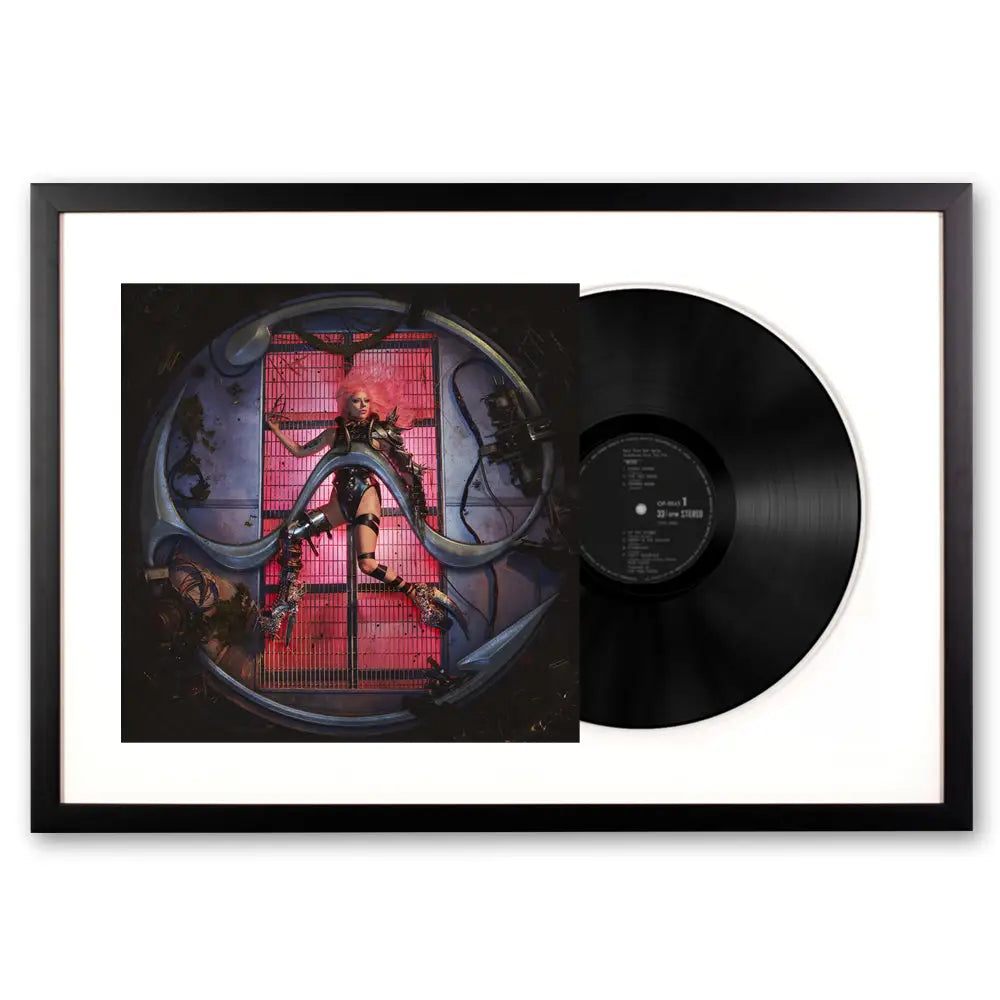 Framed Lady Gaga Chromatica - Vinyl Album Art - Home & Garden > Wall Art