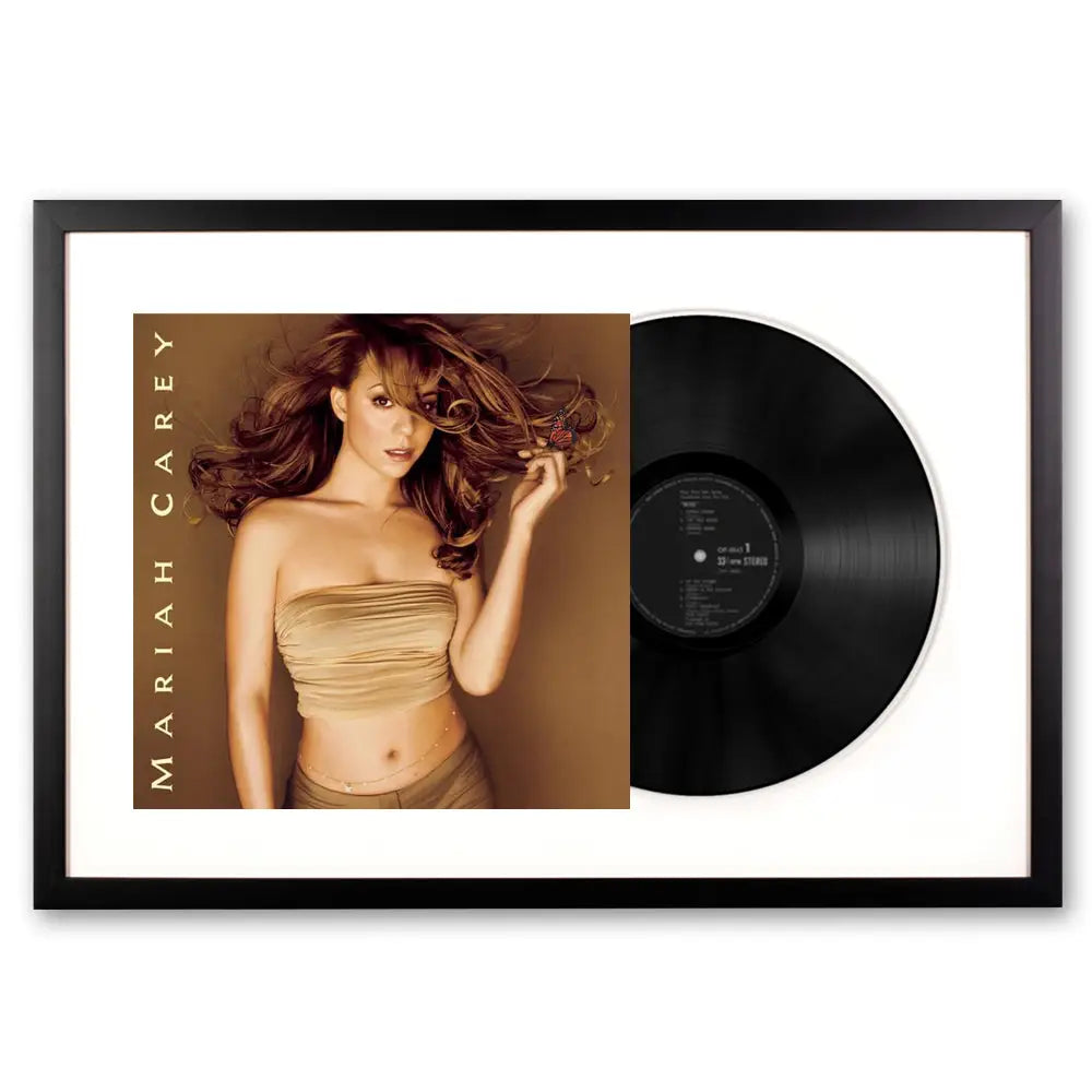 Framed Mariah Carey Butterfly Vinyl Album Art - Home & Garden > Wall Art