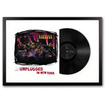 Framed Nirvana MTV Unplugged Vinyl Album Art - Home & Garden > Wall Art