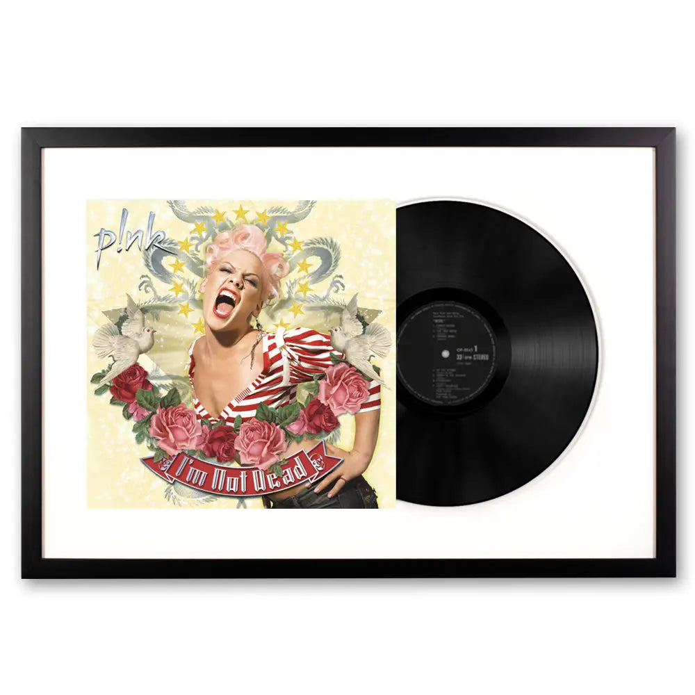 Framed P! nk I’m Not Dead Vinyl Album Art - Home & Garden > Wall Art