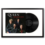 Framed Queen Greatest Hits - Double Vinyl Album Art - Home & Garden > Wall Art