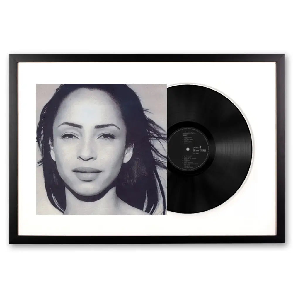 Framed Sade the Best of Sade Vinyl Album Art - Home & Garden > Wall Art