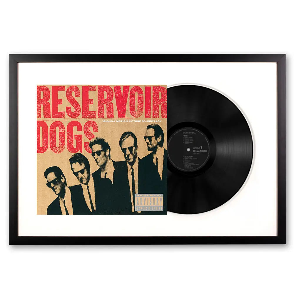 Framed Soundtrack Reservoir Dogs - Vinyl Album Art - Home & Garden > Wall Art