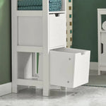 Freestanding Cabinet 2 Drawers Shelf Cupboard - Home & Garden > Storage > Clothing & Wardrobe Storage