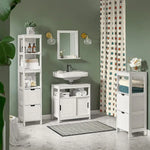 Freestanding Cabinet 2 Drawers Shelf Cupboard - Home & Garden > Storage > Clothing & Wardrobe Storage