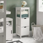 Freestanding Cabinet 2 Drawers Shelf Cupboard - Home & Garden > Storage > Clothing & Wardrobe Storage
