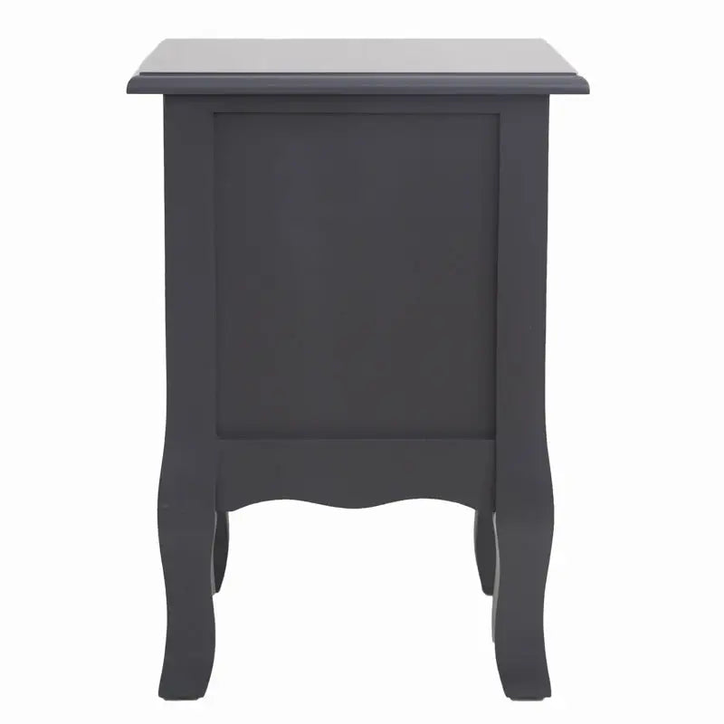 French Bedside Table Nightstand Grey Set of 2 - Furniture > Bedroom