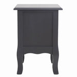 French Bedside Table Nightstand Grey Set of 2 - Furniture > Bedroom