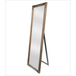 French Provincial Ornate Mirror - Antique Champagne - Free Standing 50cm x 170cm - Home & Garden > Decor