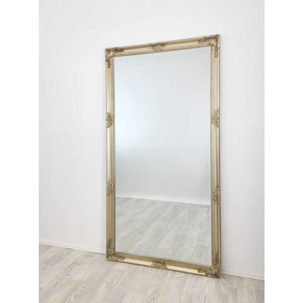 French Provincial Ornate Mirror - ANTIQUE CHAMPAGNE - X Large 100cm x 190cm - Home & Garden > Decor