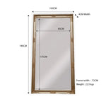 French Provincial Ornate Mirror - ANTIQUE CHAMPAGNE - X Large 100cm x 190cm - Home & Garden > Decor