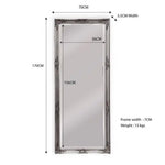French Provincial Ornate Mirror - Antique Silver - Medium 70cm x 170cm - Home & Garden > Decor