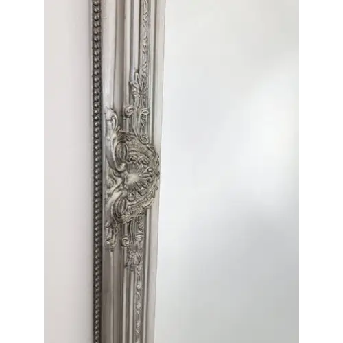 French Provincial Ornate Mirror - Antique Silver - Medium 70cm x 170cm - Home & Garden > Decor