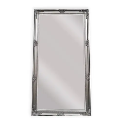 French Provincial Ornate Mirror - ANTIQUE SILVER- X Large 100cm x 190cm - Home & Garden > Decor