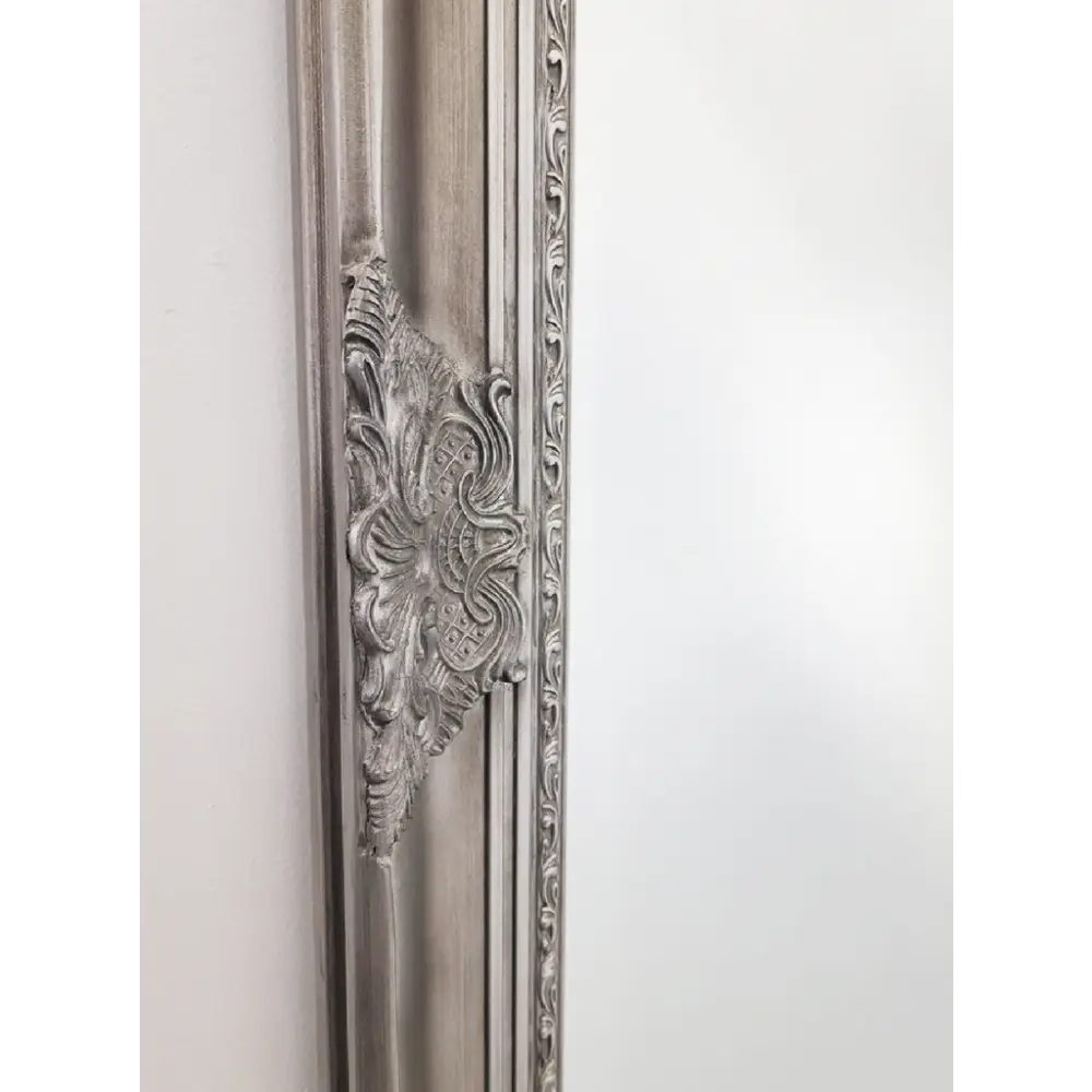 French Provincial Ornate Mirror - ANTIQUE SILVER- X Large 100cm x 190cm - Home & Garden > Decor