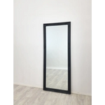 French Provincial Ornate Mirror - Black - Medium 70cm x 170cm - Home & Garden > Decor