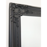 French Provincial Ornate Mirror - Black - Small 80cm x 110cm - Home & Garden > Decor