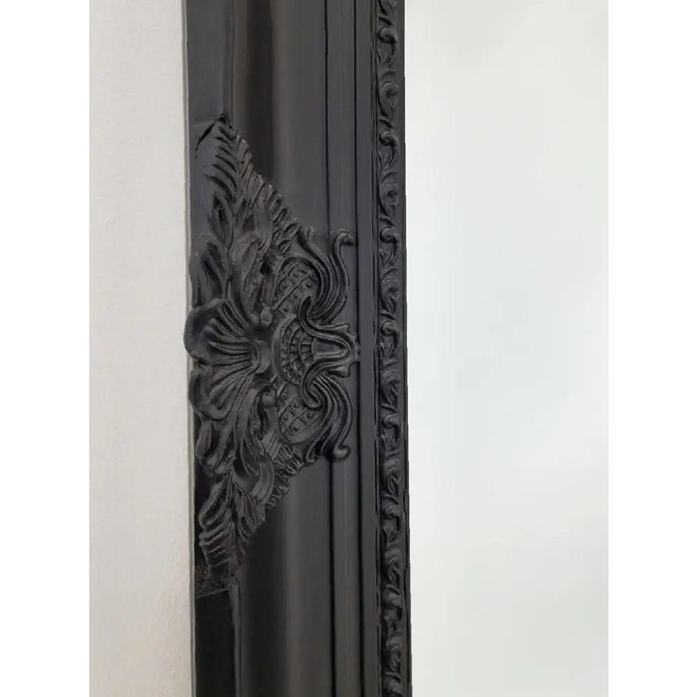 French Provincial Ornate Mirror - BLACK - X Large 100cm x 190cm - Home & Garden > Decor