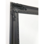 French Provincial Ornate Mirror - BLACK - X Large 100cm x 190cm - Home & Garden > Decor