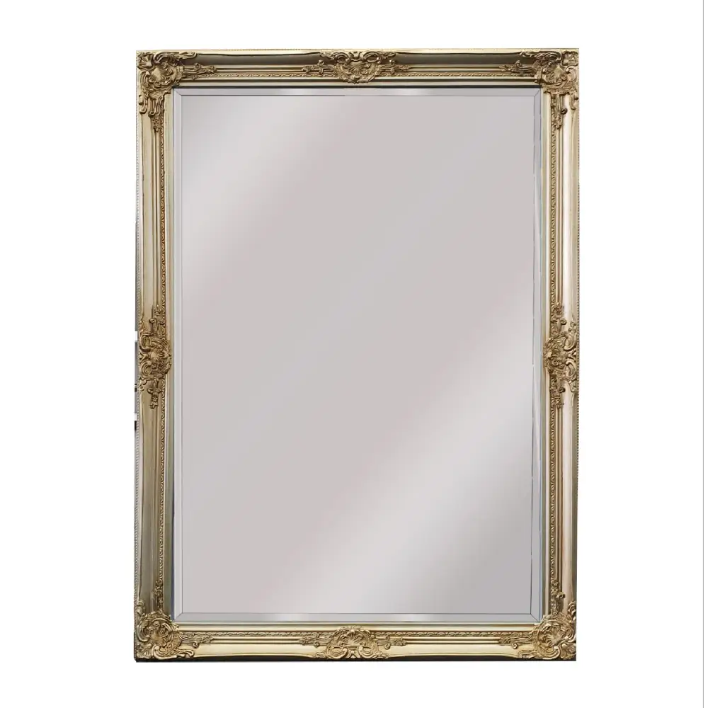 French Provincial Ornate Mirror - Champagne - Small 80cm x 110cm - Home & Garden > Decor > Mirrors