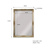 French Provincial Ornate Mirror - Champagne - Small 80cm x 110cm - Home & Garden > Decor > Mirrors