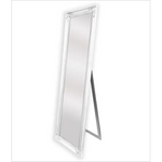 French Provincial Ornate Mirror - White - Free Standing 50cm x 170cm - Home & Garden > Decor