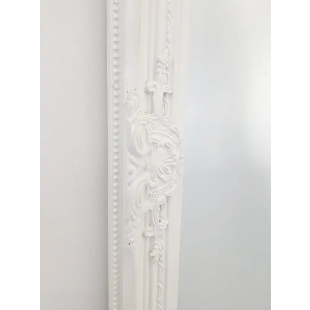 French Provincial Ornate Mirror - White - Medium 70cm x 170cm - Home & Garden > Decor