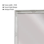French Provincial Ornate Mirror - White - Medium 70cm x 170cm - Home & Garden > Decor