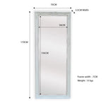 French Provincial Ornate Mirror - White - Medium 70cm x 170cm - Home & Garden > Decor