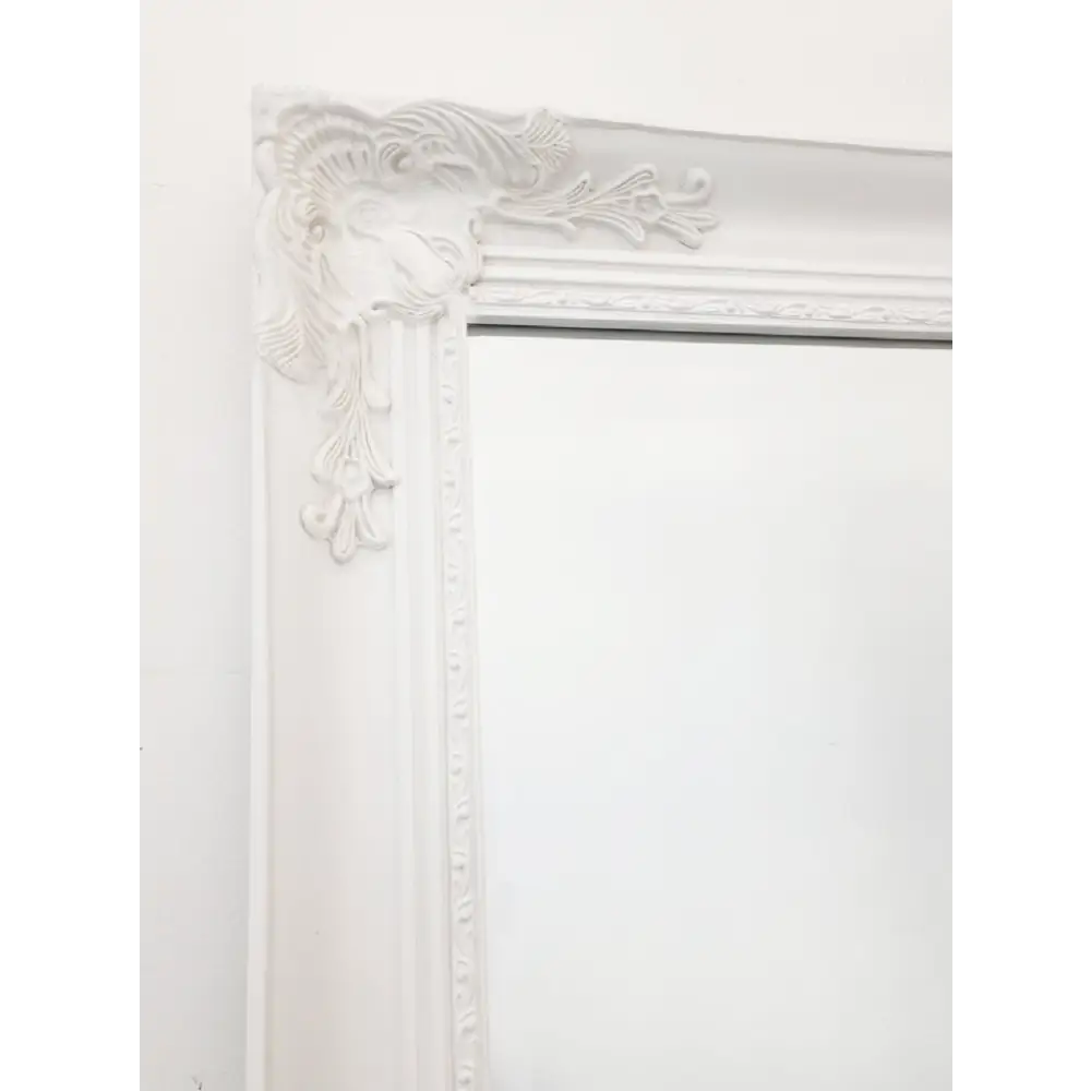 French Provincial Ornate Mirror - WHITE - X Large 100cm x 190cm - Home & Garden > Decor