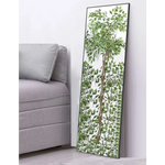 Full-Length Mirror Long Standing for Bedroom and Bathroom (106 x 35 cm Black) - Home & Garden > Decor > Mirrors