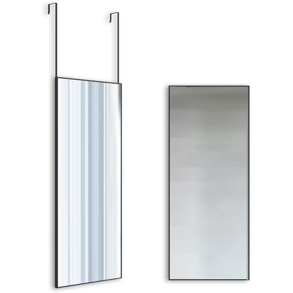 Full-Length Mirror Long Standing for Bedroom and Bathroom (106 x 35 cm Black) - Home & Garden > Decor > Mirrors