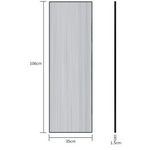 Full-Length Mirror Long Standing for Bedroom and Bathroom (106 x 35 cm Black) - Home & Garden > Decor > Mirrors