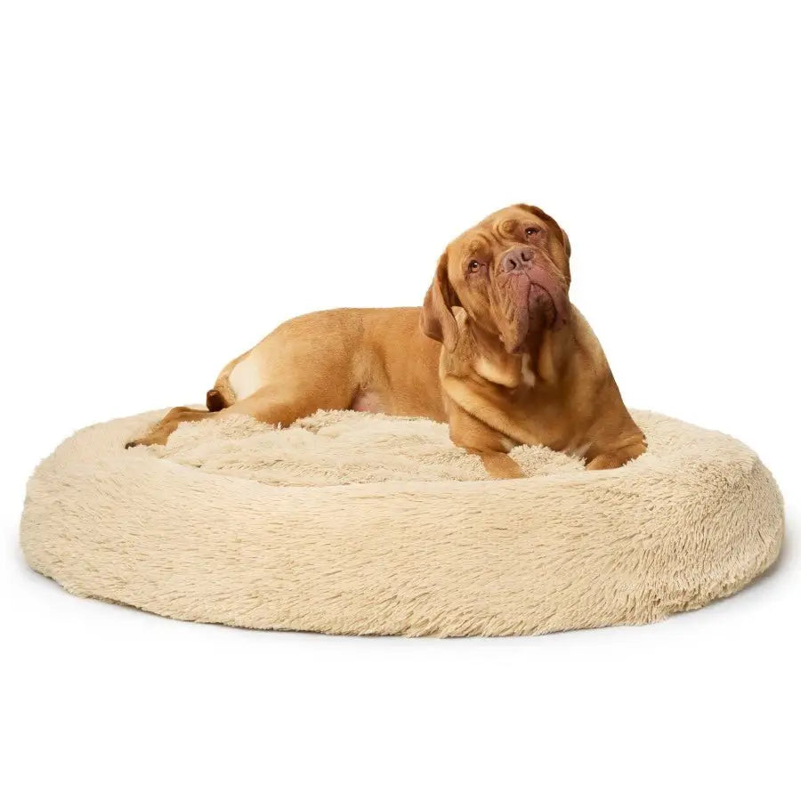 Fur King ’Nap Time’ Calming Dog Bed - XXL -Brindle - Pet Care > Dog Supplies > Dog Beds