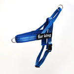 Fur King Signature Quick Fit Harness Medium Blue - Pet Care > Dog Supplies > Dog Collars Leads & Harnesses