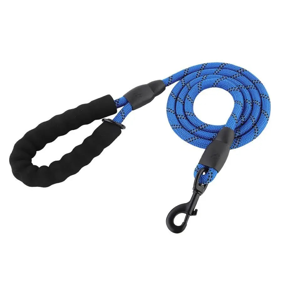 Fur King Ultimate 1.5 Metre Dog Lead - Blue - Pet Care > Dog Supplies > Dog Collars Leads & Harnesses