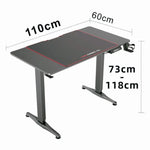 Gaming Standing Desk Home Office Lift Electric Height Adjustable Sit To Stand Motorized Standing Desk 1460 - Furniture