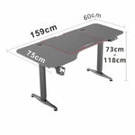 Gaming Standing Desk Home Office Lift Electric Height Adjustable Sit To Stand Motorized Standing Desk 1460 - Furniture