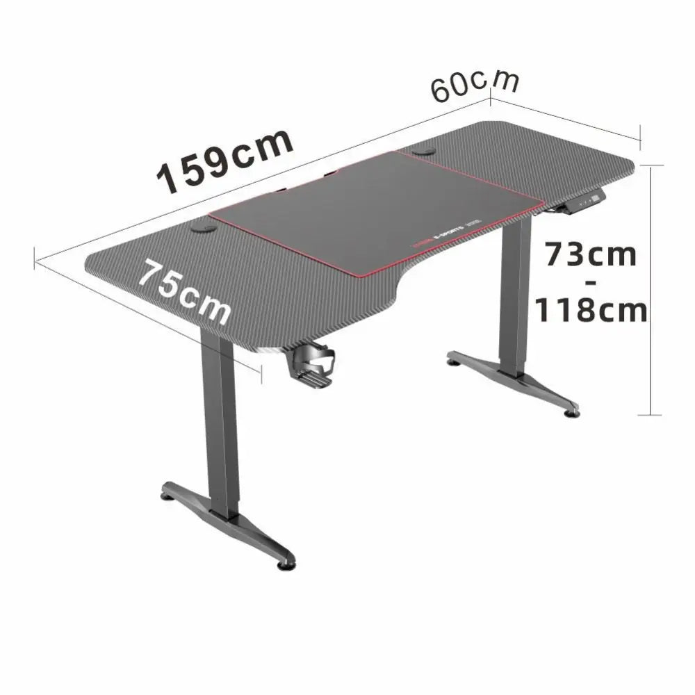 Gaming Standing Desk Home Office Lift Electric Height Adjustable Sit To Stand Motorized Standing Desk 1460 - Furniture
