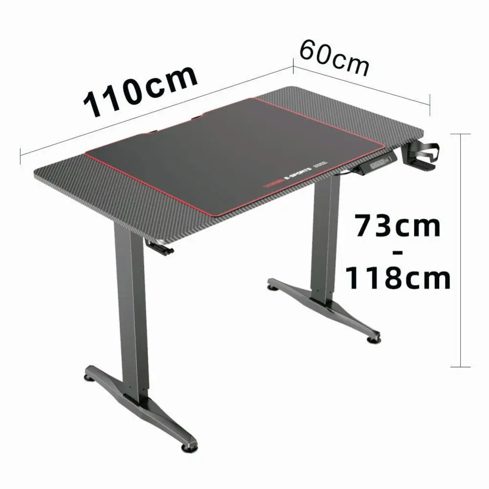 Gaming Standing Desk Home Office Lift Electric Height Adjustable Sit To Stand Motorized Standing Desk 1160 - Furniture