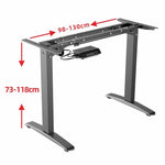 Gaming Standing Desk Home Office Lift Electric Height Adjustable Sit To Stand Motorized Standing Desk 1160 - Furniture