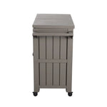Garden Bar Serving Cart with Cooler (Taupe) - Furniture > Outdoor