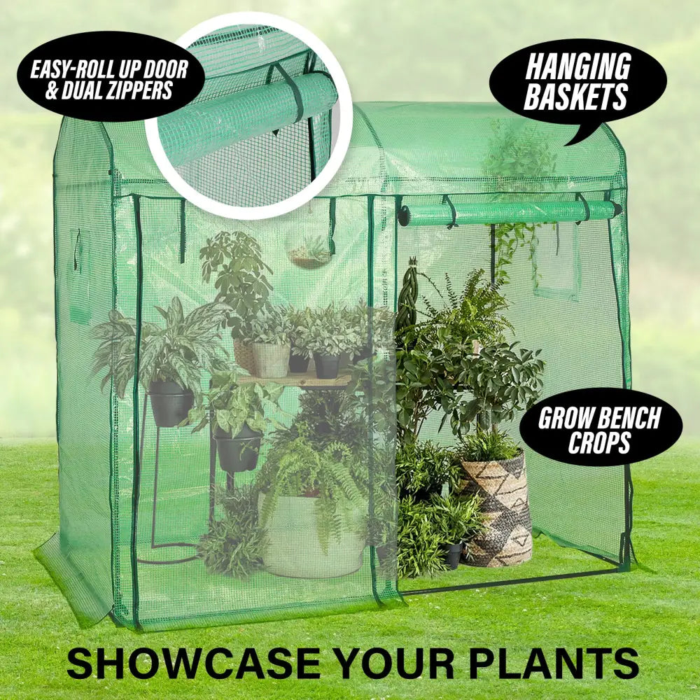 Garden Greenhouse Shed PE Cover Only 200cm Dome - Home & Garden > Green Houses